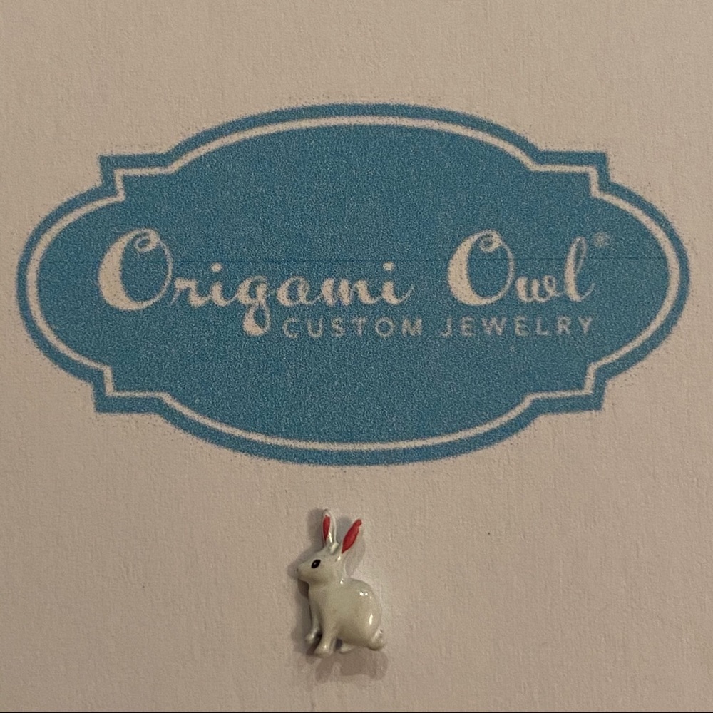 🆕Origami Owl RARE Easter Bunny Charm